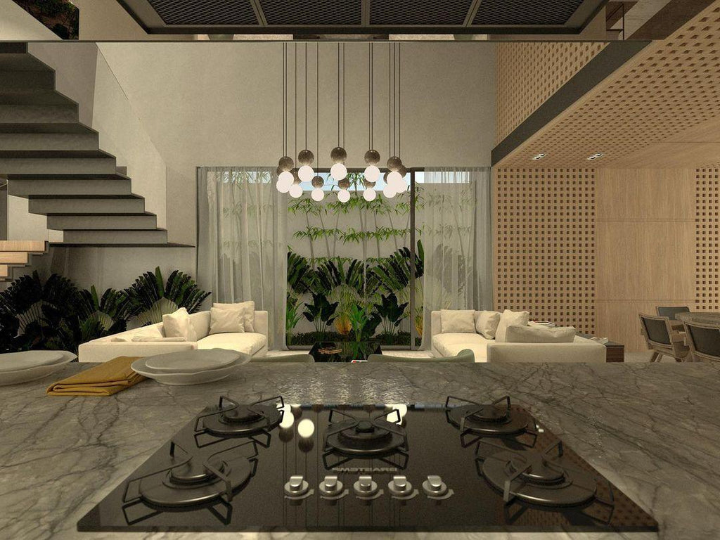 Solvicen Suspension Minimaliste en Ciment - Neutralighting