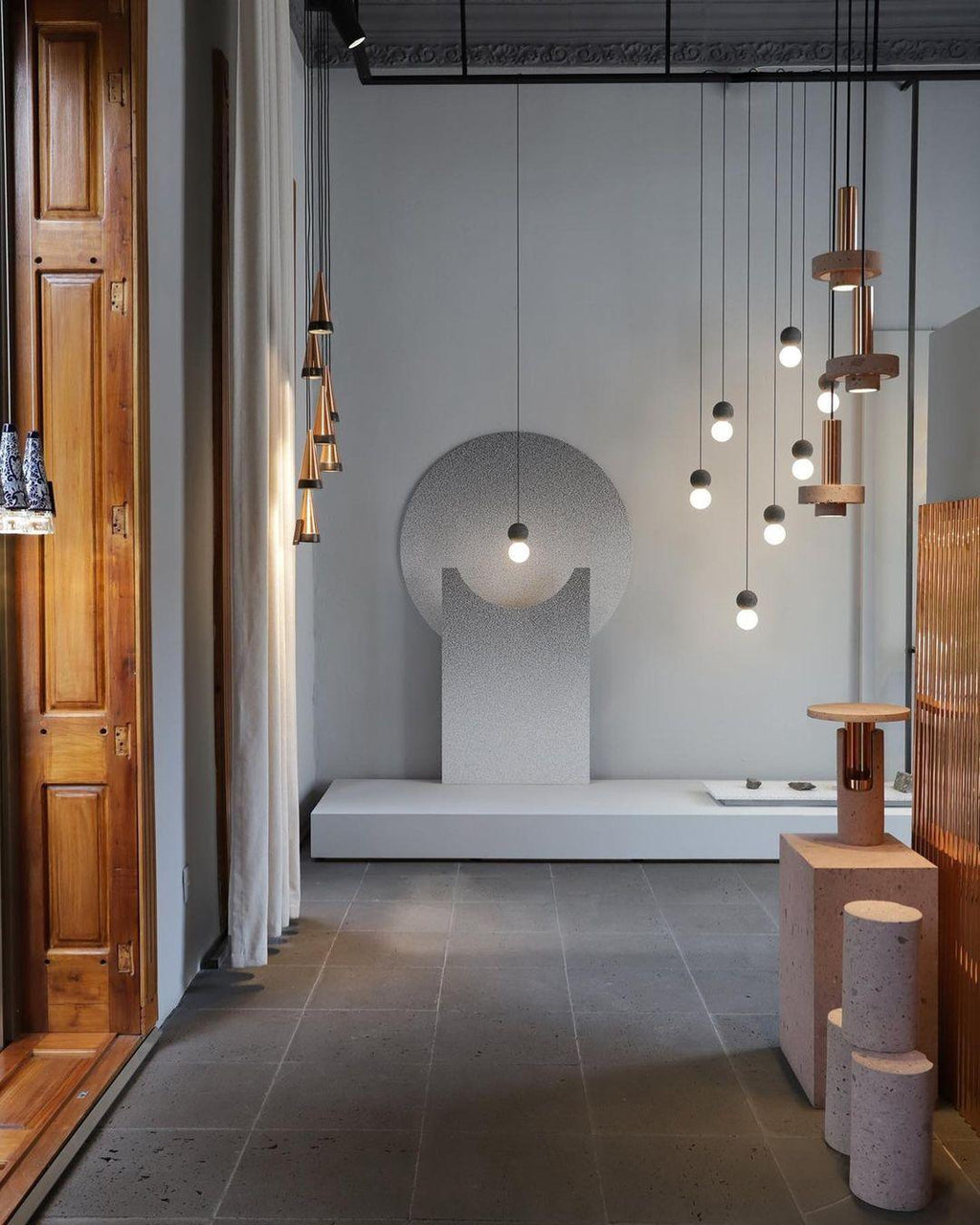 Gemma Lampe Pendante Moderne en Ciment - Neutralighting