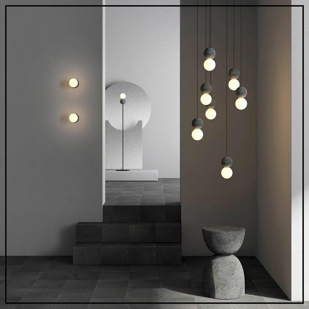 Gemma Lampe Pendante Moderne en Ciment - Neutralighting