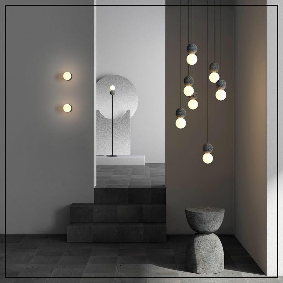 Gemma Lampe Pendante Moderne en Ciment - Neutralighting