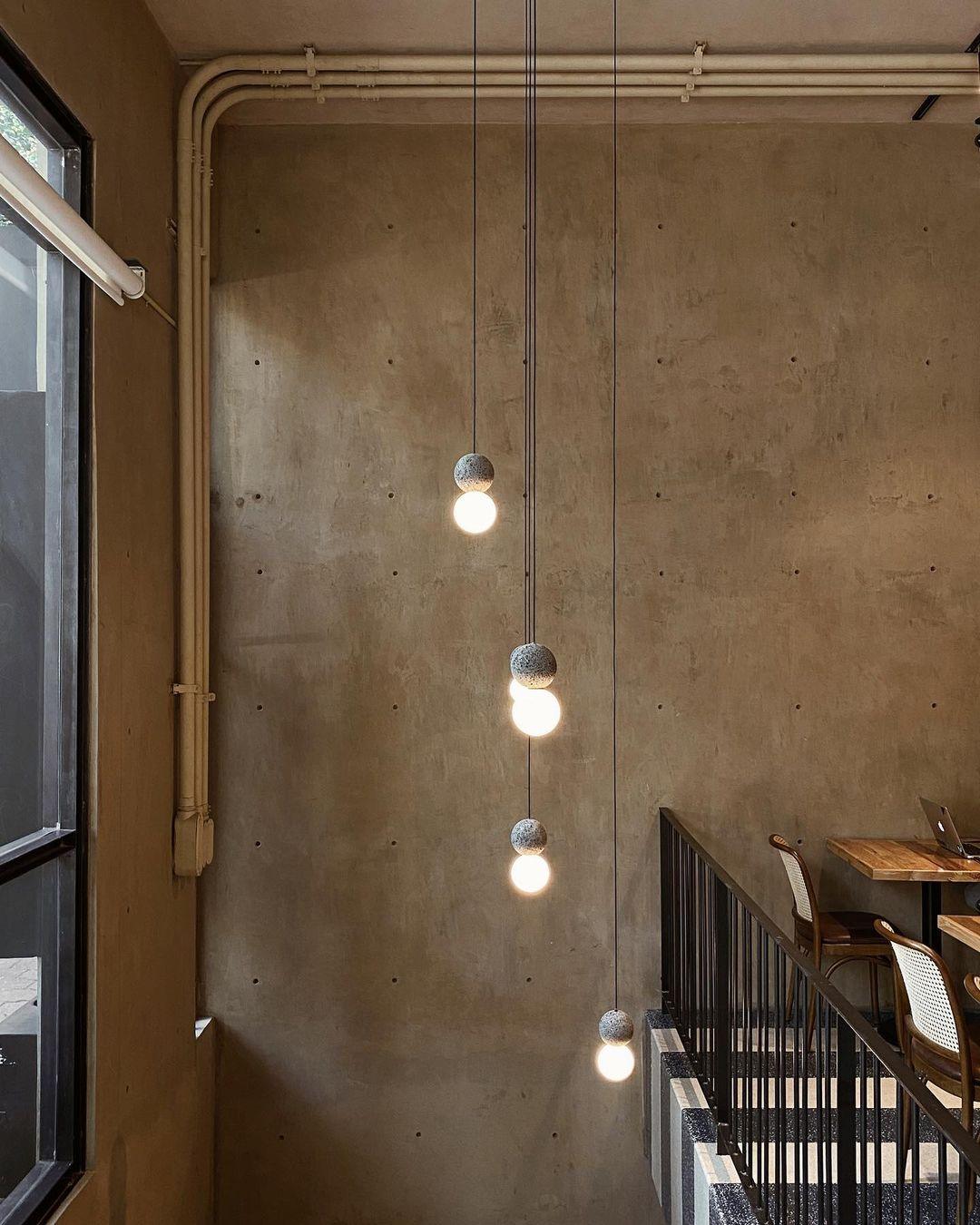Solvicen Suspension Minimaliste en Ciment - Neutralighting