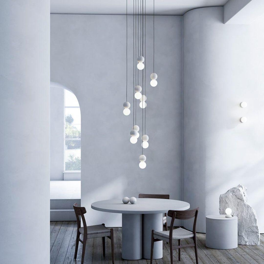 Gemma Lampe Pendante Moderne en Ciment - Neutralighting