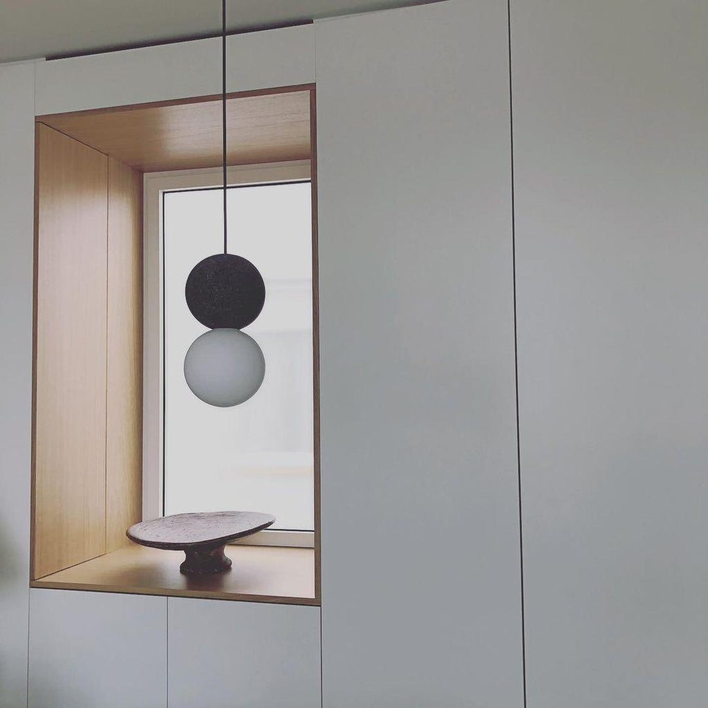 Solvicen Suspension Minimaliste en Ciment - Neutralighting