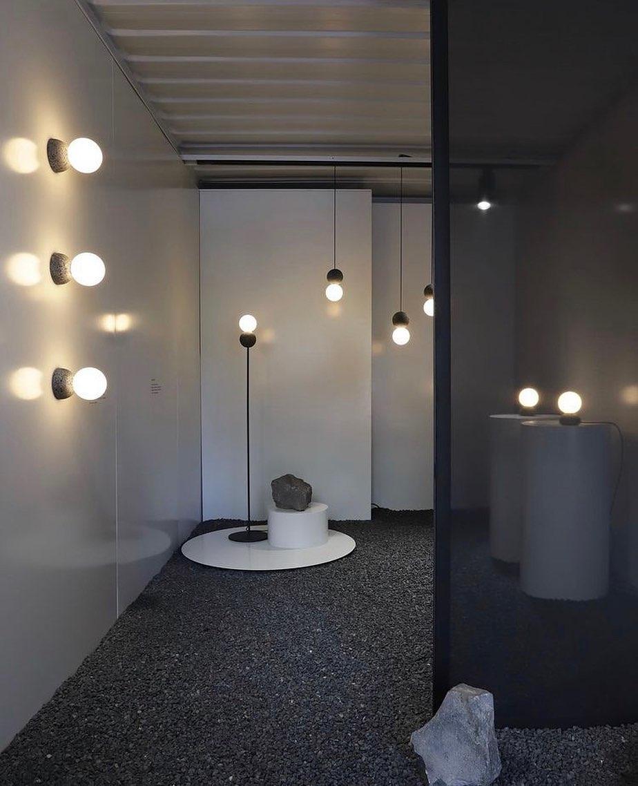 Solvicen Suspension Minimaliste en Ciment - Neutralighting