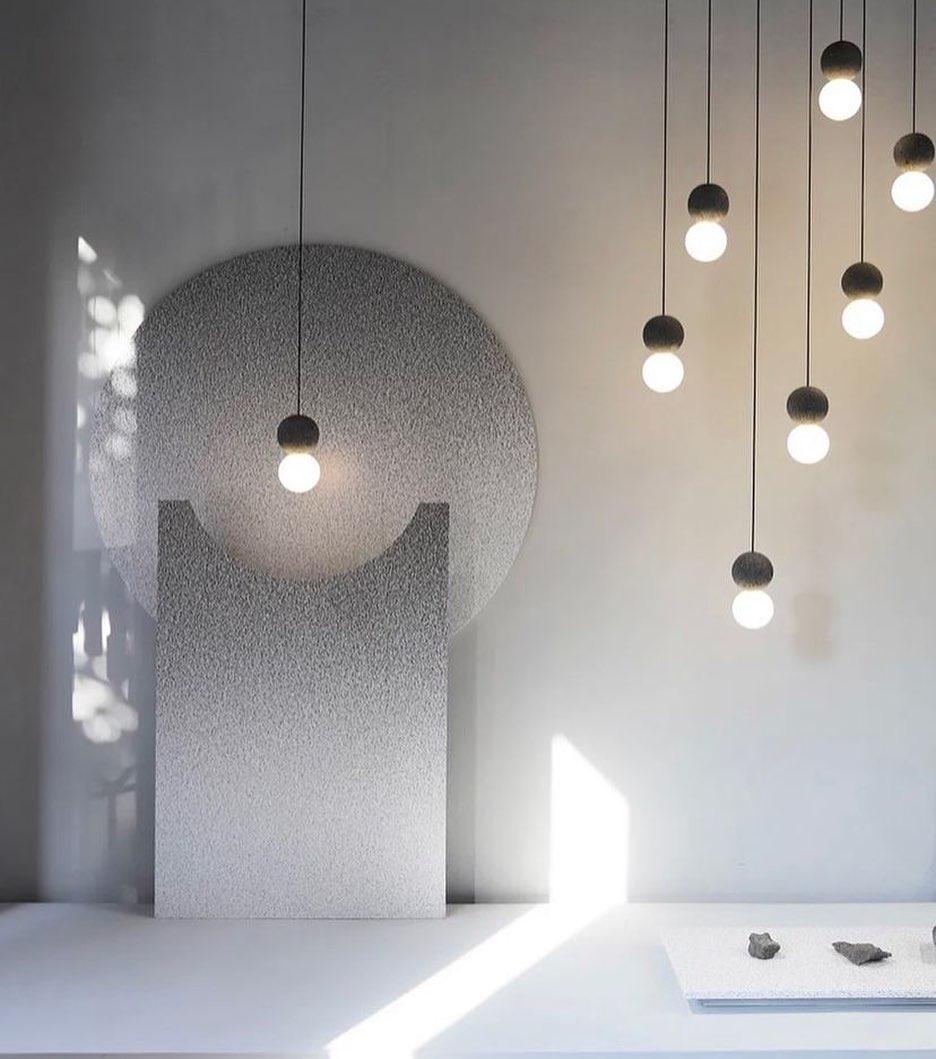 Solvicen Suspension Minimaliste en Ciment - Neutralighting
