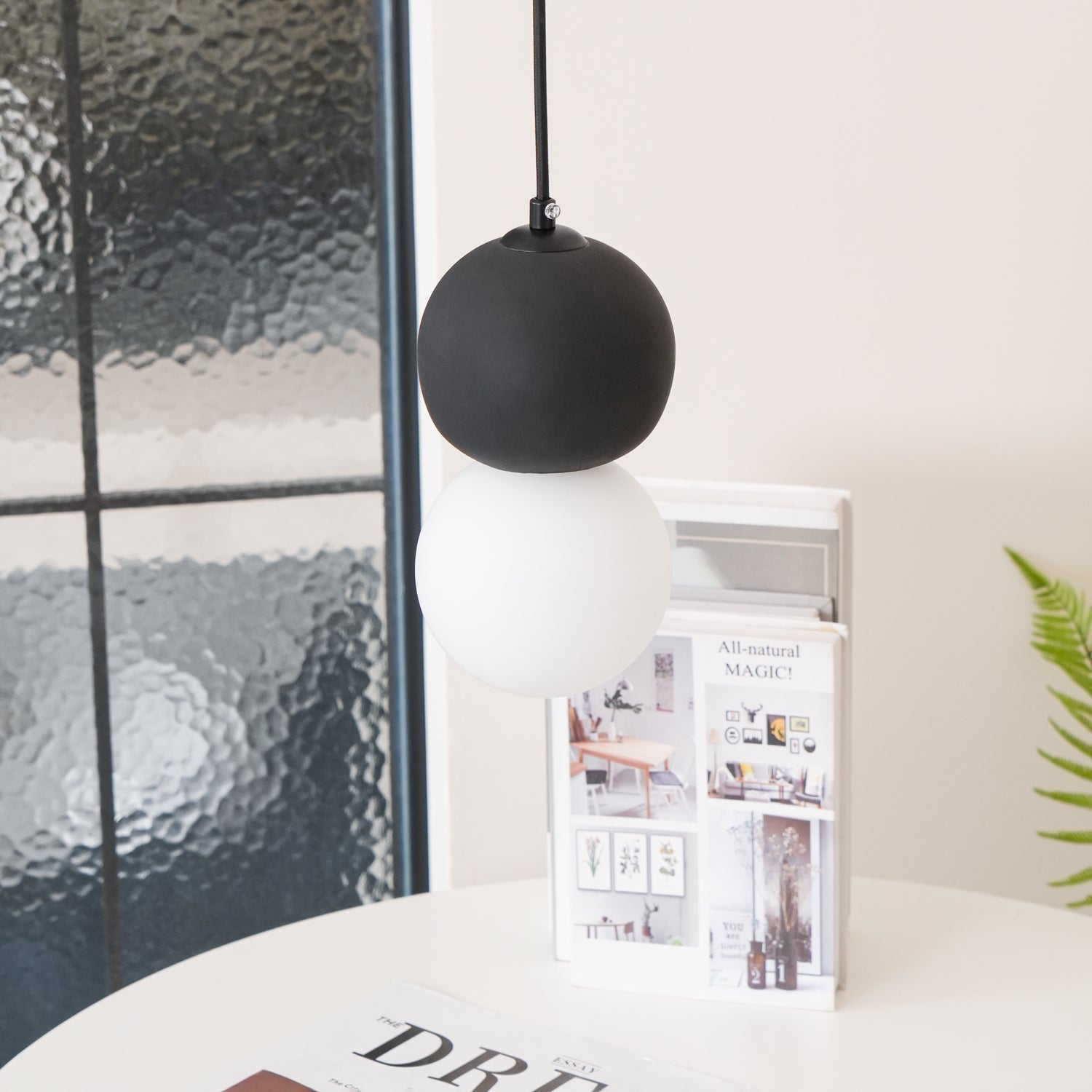 Solvicen Suspension Minimaliste en Ciment - Neutralighting