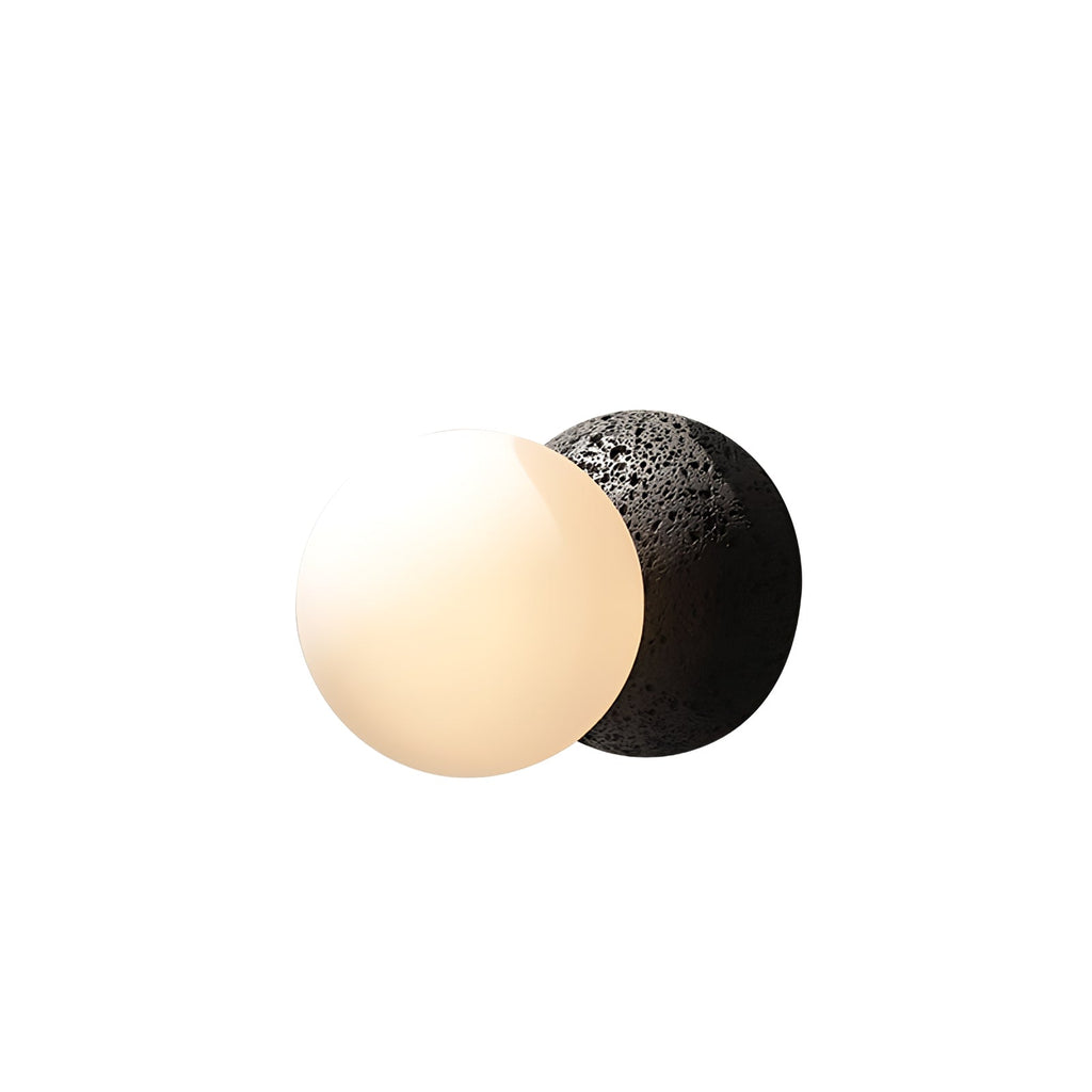 Lustra Applique Murale Béton Verre Opale - Neutralighting