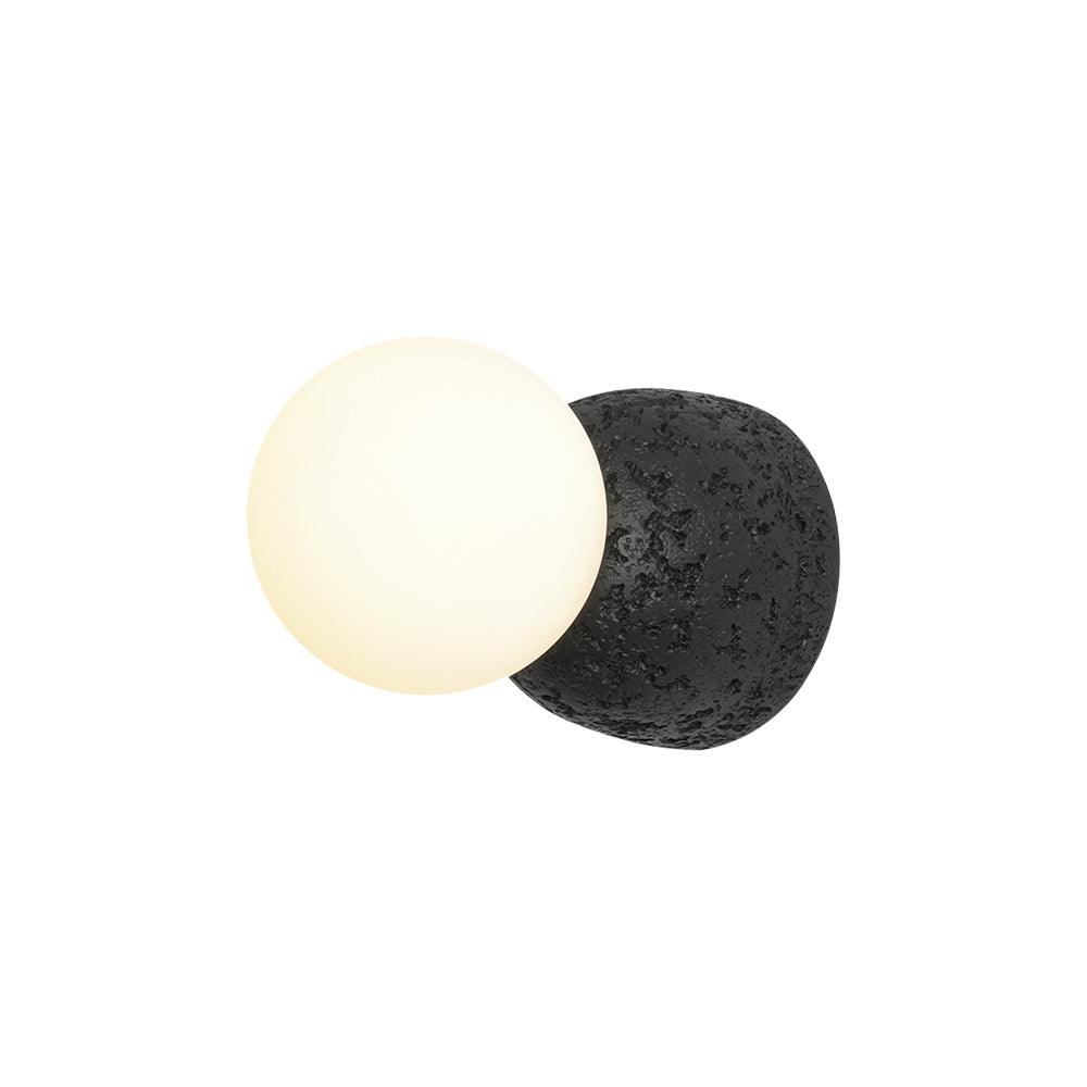 Lustra Applique Murale Béton Verre Opale - Neutralighting