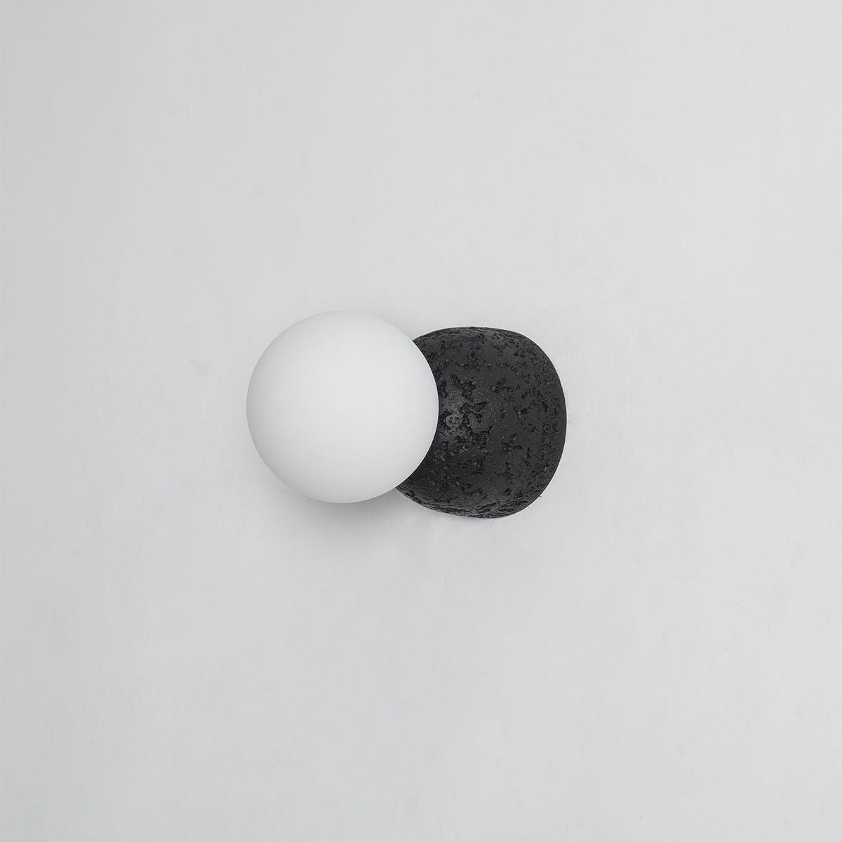 Lustra Applique Murale Béton Verre Opale - Neutralighting