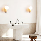 Colaeira Applique Murale Moderne Minimaliste en Travertin - Neutralighting