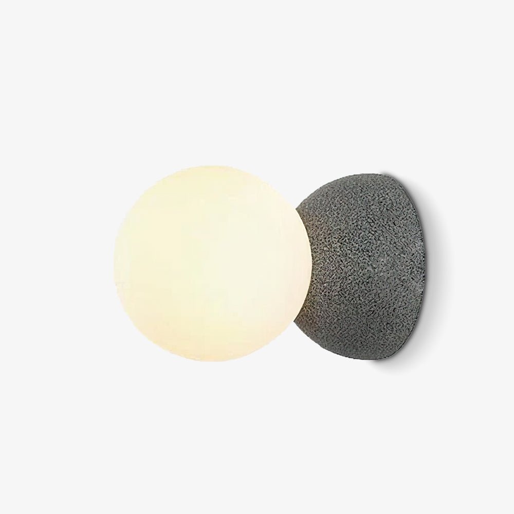Lustra Applique Murale Béton Verre Opale - Neutralighting