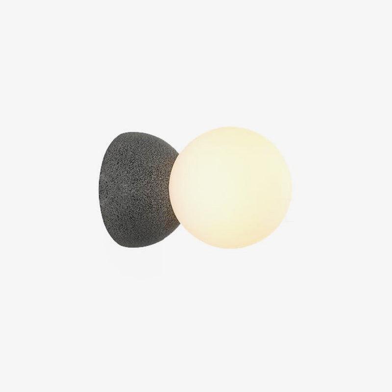 Lustra Applique Murale Béton Verre Opale - Neutralighting