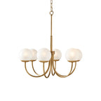 Sysoraris Lustre en Verre et Laiton Nordique Haut de Gamme - Neutralighting