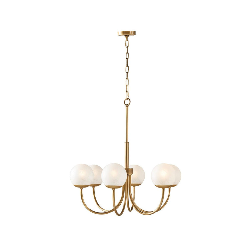 Lustra Chandelier Laiton Globe Orillia Élégant - Neutralighting