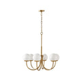 Lustra Chandelier Laiton Globe Orillia Élégant - Neutralighting