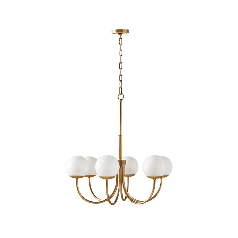 Lustra Chandelier Laiton Globe Orillia Élégant - Neutralighting