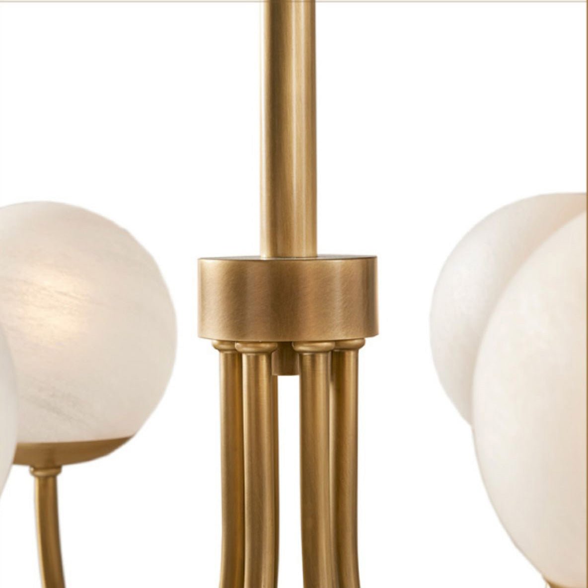 Lustra Chandelier Laiton Globe Orillia Élégant - Neutralighting