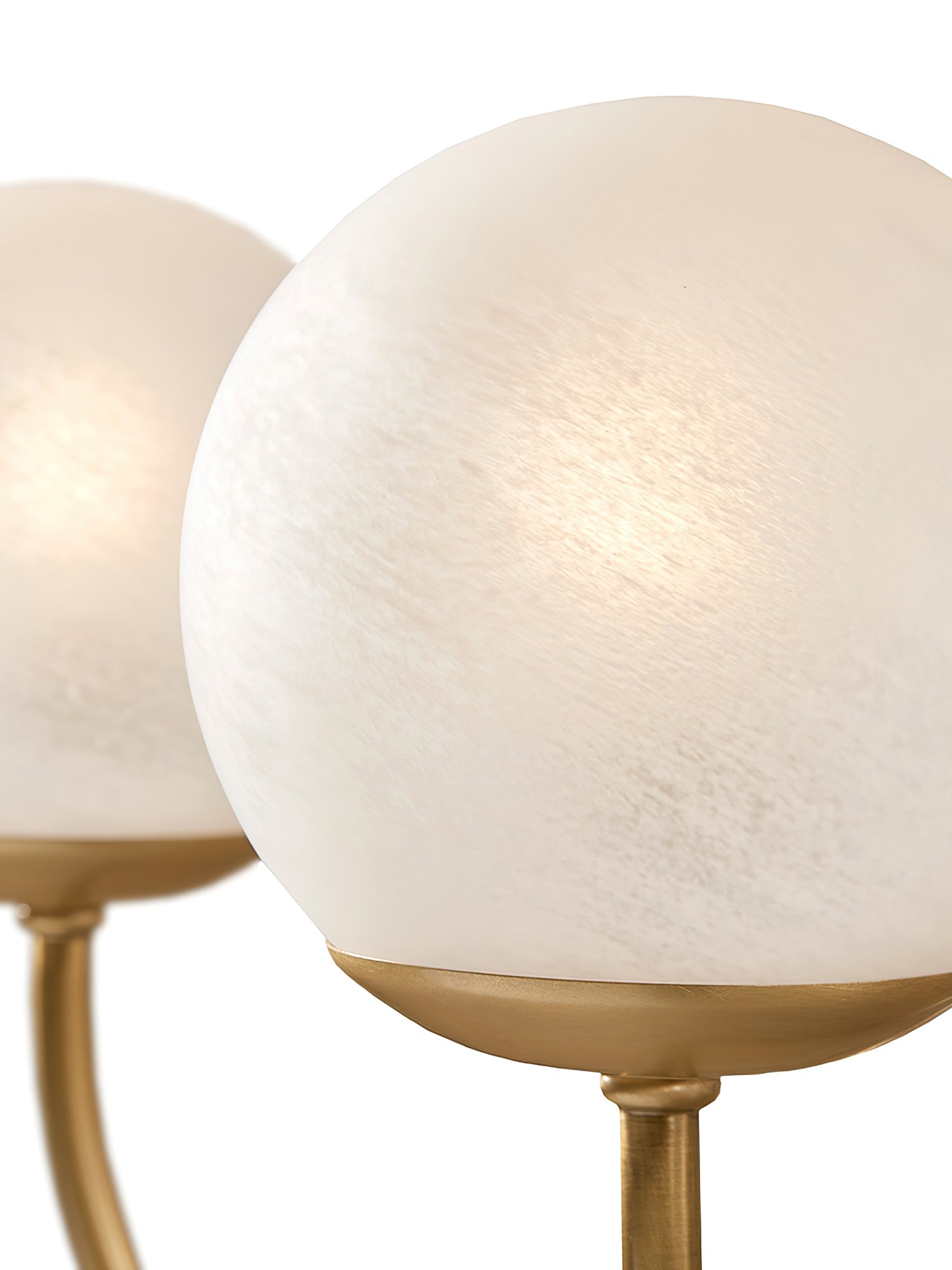 Sysoraris Lustre en Verre et Laiton Nordique Haut de Gamme - Neutralighting