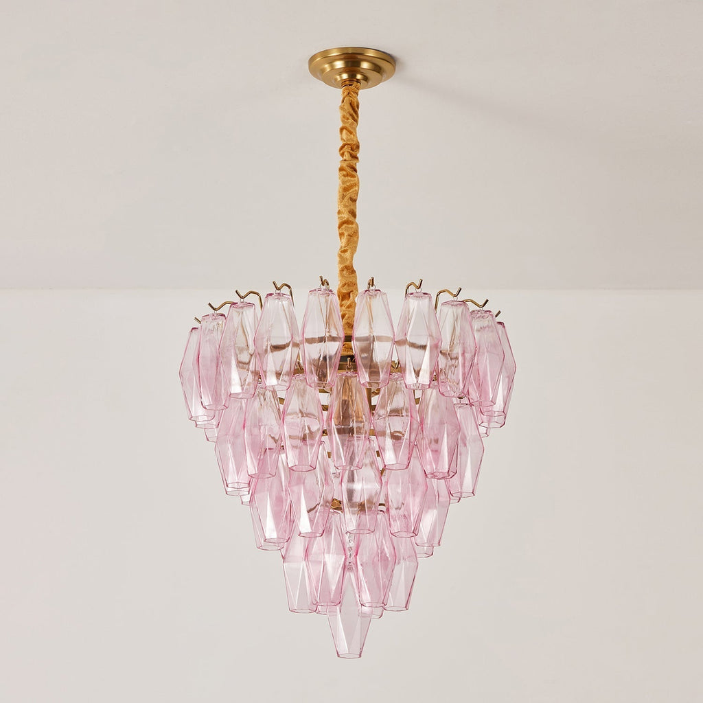 Orinelle Lustre Cascade en Verre Luxueux - Neutralighting