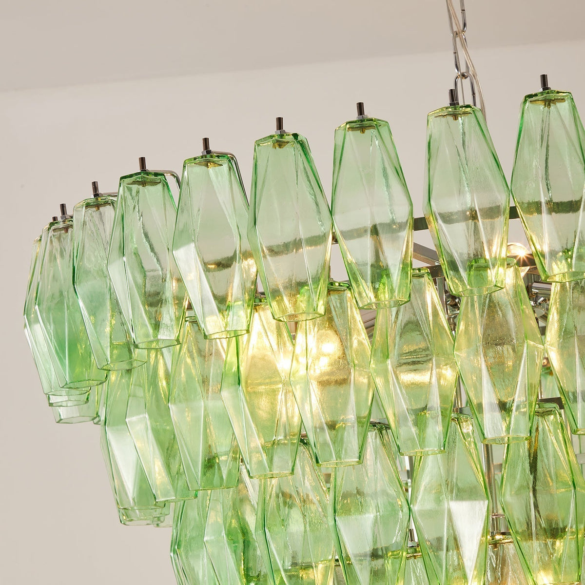 Orinelle Lustre Cascade en Verre Luxueux - Neutralighting
