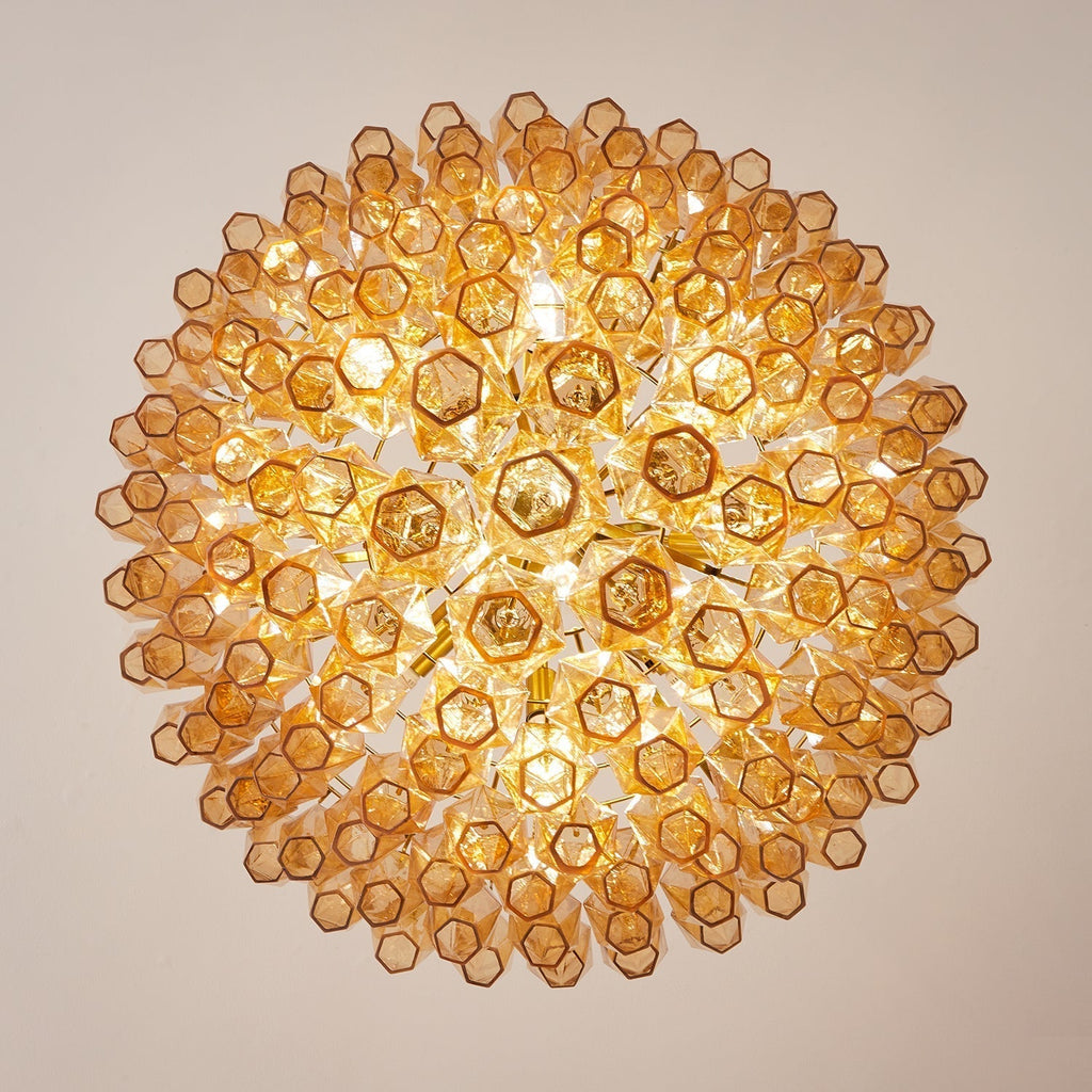 Orinelle Lustre Cascade en Verre Luxueux - Neutralighting