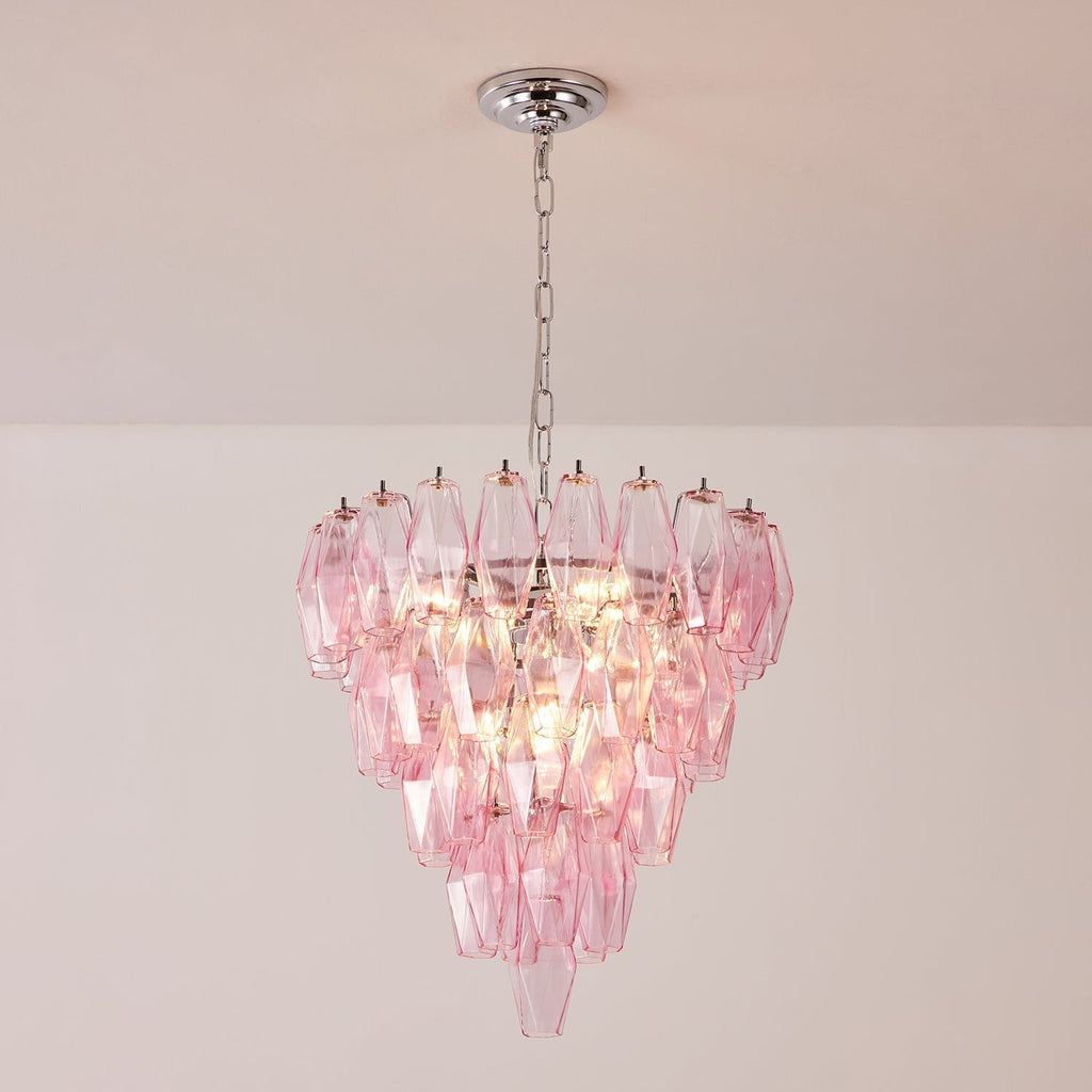 Orinelle Lustre Cascade en Verre Luxueux - Neutralighting