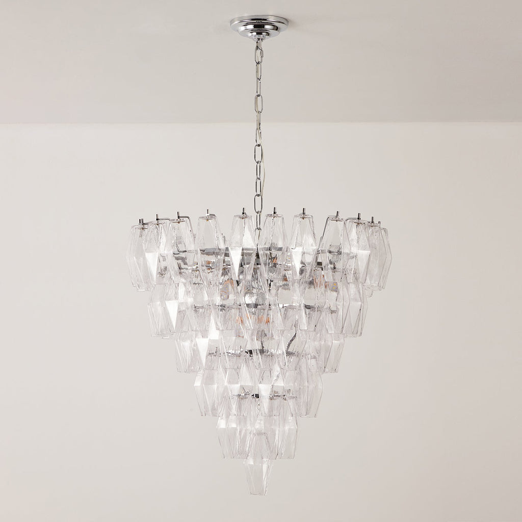 Orinelle Lustre Cascade en Verre Luxueux - Neutralighting