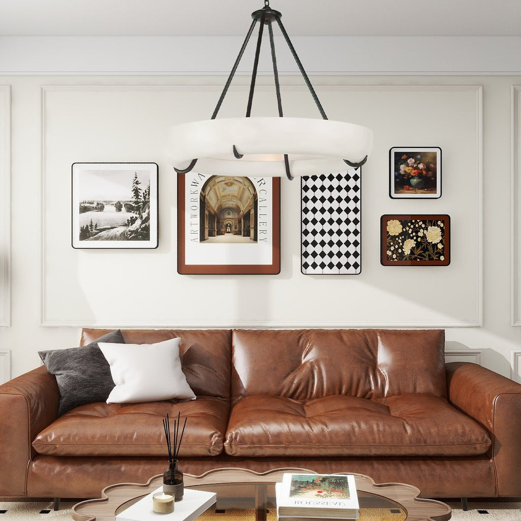 Daria Suspension Moderne en Albâtre - Neutralighting