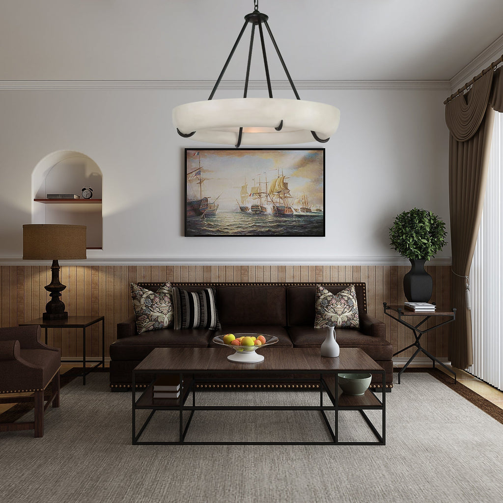 Daria Suspension Moderne en Albâtre - Neutralighting