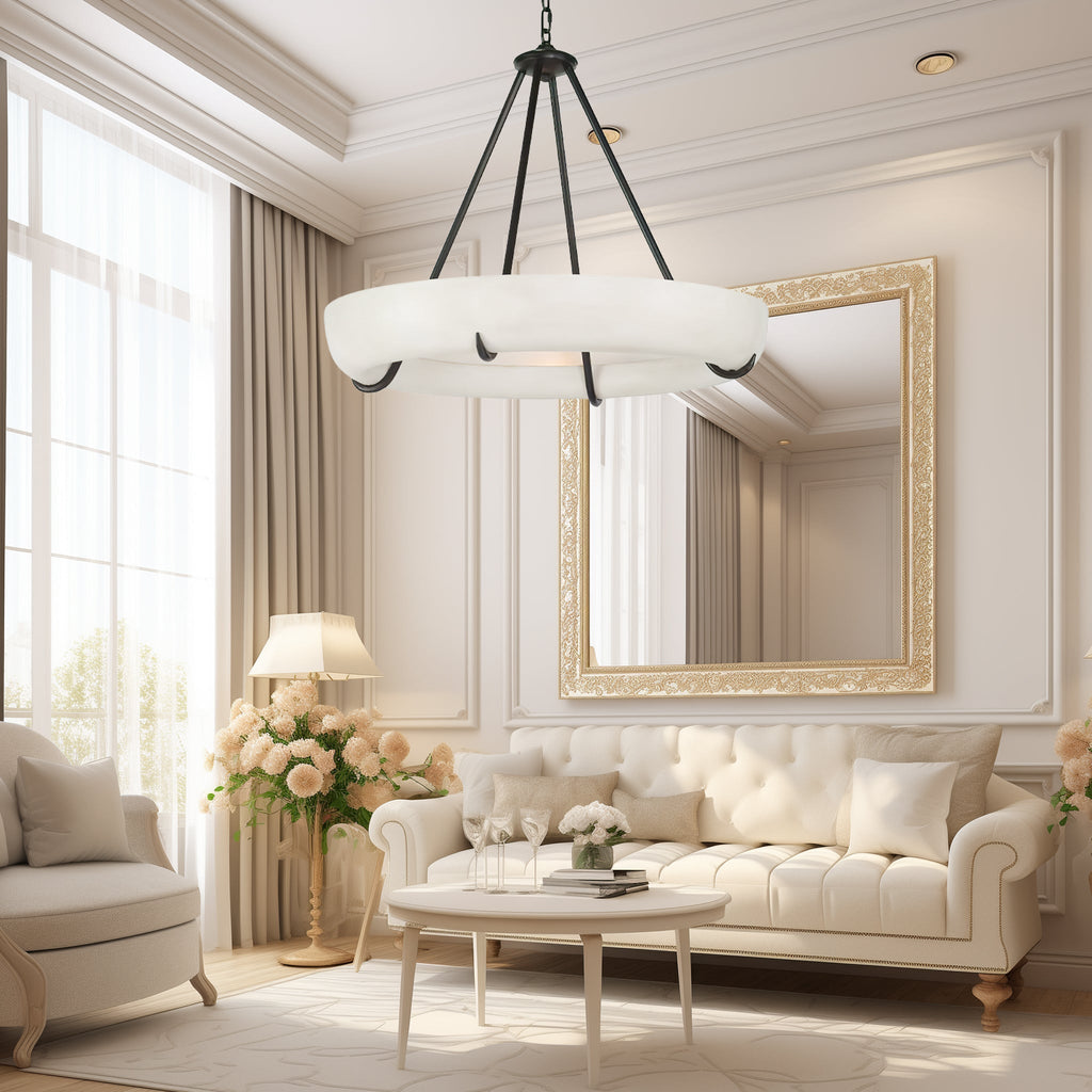 Daria Suspension Moderne en Albâtre - Neutralighting