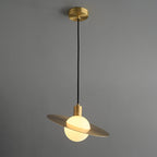 Orionis Lampe Suspendue en Verre et Laiton de Qualité Supérieure - Neutralighting
