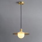 Orionis Lampe Suspendue en Verre et Laiton de Qualité Supérieure - Neutralighting