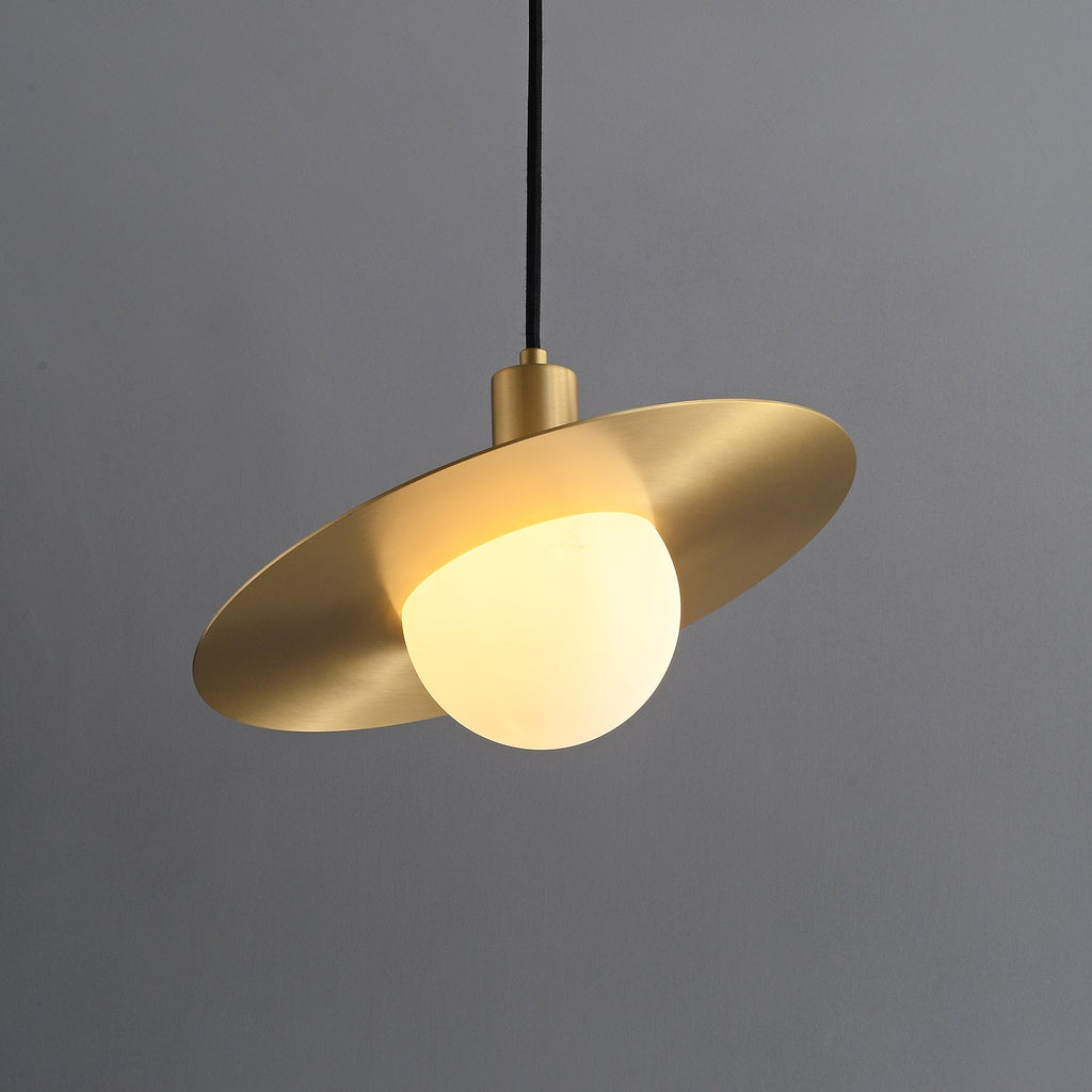 Orionis Lampe Suspendue en Verre et Laiton de Qualité Supérieure - Neutralighting