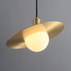 Orionis Lampe Suspendue en Verre et Laiton de Qualité Supérieure - Neutralighting