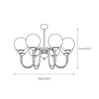 Lldorel Lustre en Verre et Laiton Nordique Haut de Gamme - Neutralighting