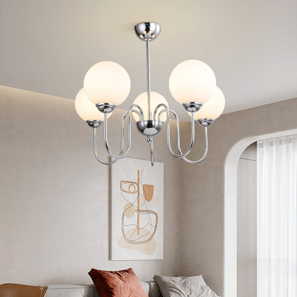 Lldorel Lustre en Verre et Laiton Nordique Haut de Gamme - Neutralighting