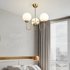 Lldorel Lustre en Verre et Laiton Nordique Haut de Gamme - Neutralighting