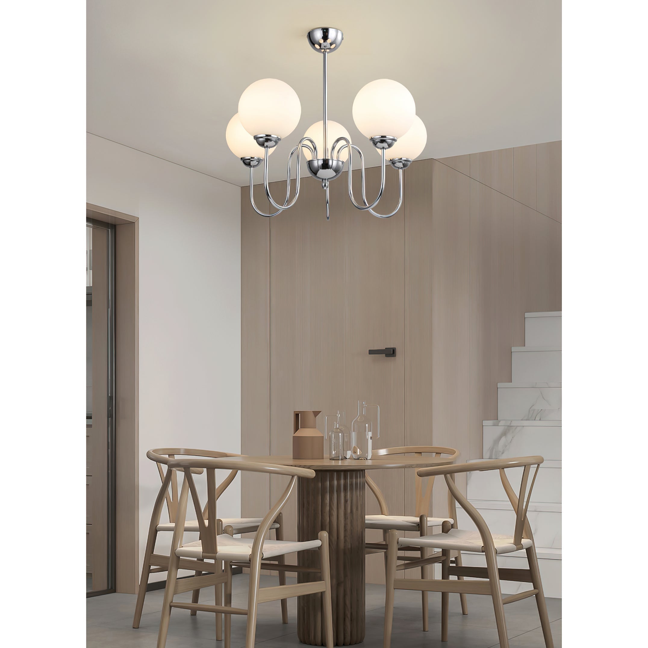 Lldorel Lustre en Verre et Laiton Nordique Haut de Gamme - Neutralighting