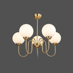 Lldorel Lustre en Verre et Laiton Nordique Haut de Gamme - Neutralighting