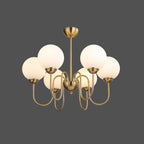 Lldorel Lustre en Verre et Laiton Nordique Haut de Gamme - Neutralighting