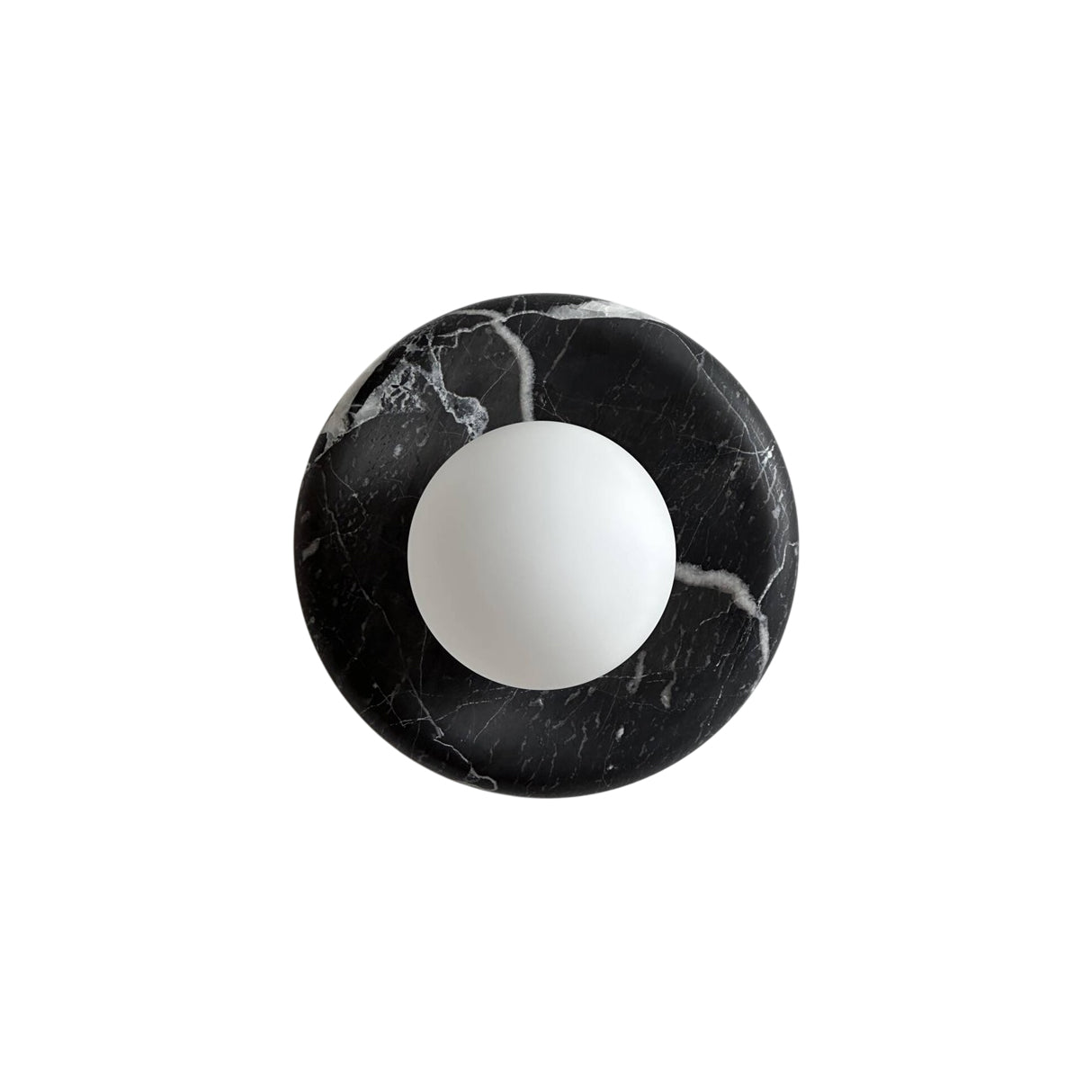 Uvinos Applique Murale Moderne Minimaliste en Marbre Noir - Neutralighting