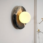 Uvinos Applique Murale Moderne Minimaliste en Marbre Noir - Neutralighting