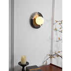 Uvinos Applique Murale Moderne Minimaliste en Marbre Noir - Neutralighting