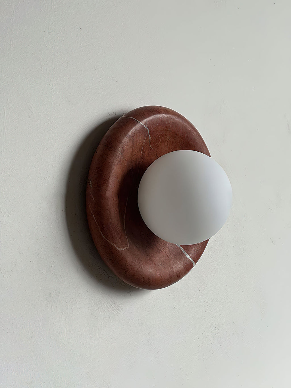 Vomire Applique Murale en Marbre Rouge Nordique Premium - Neutralighting