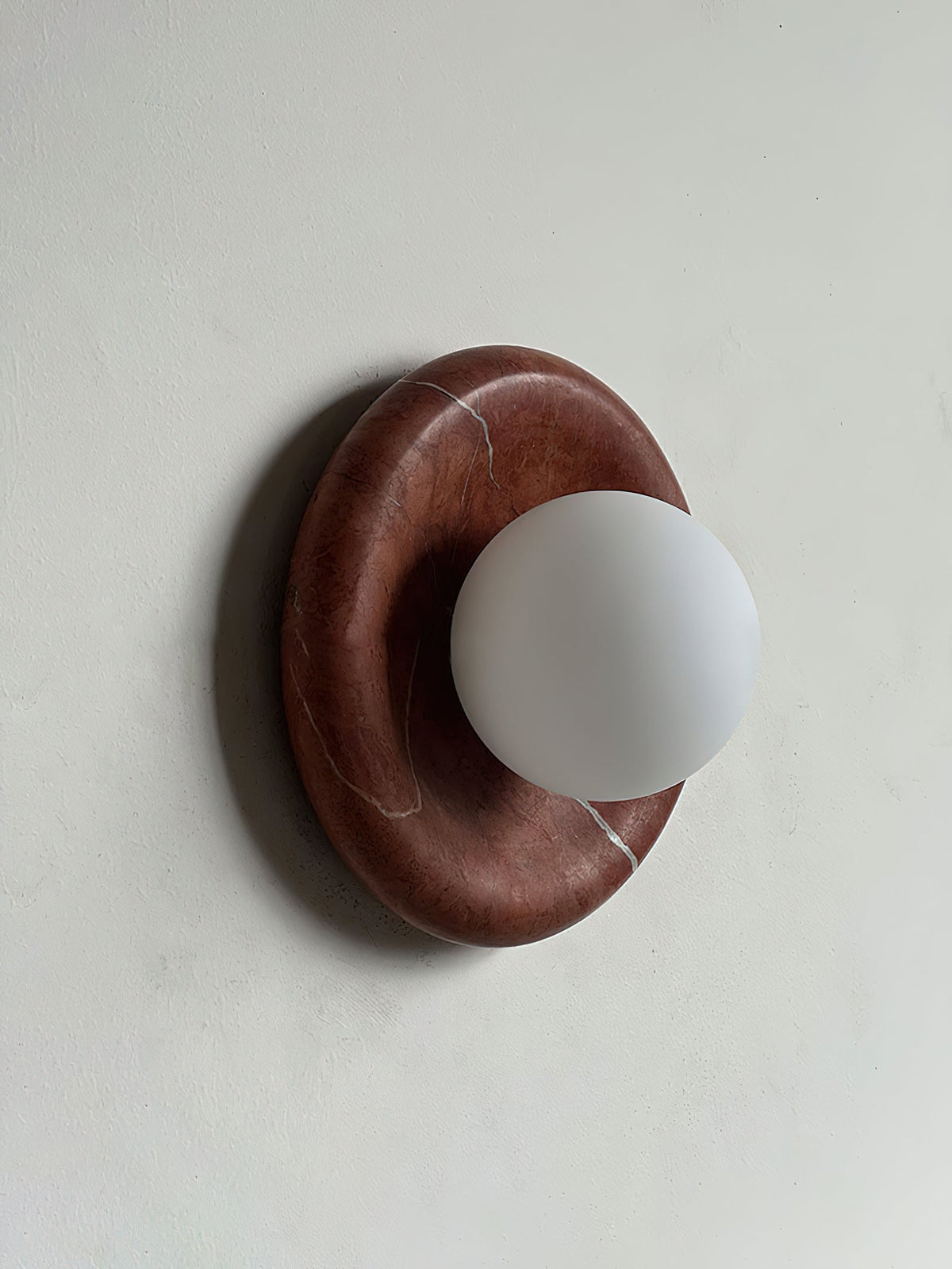 Vomire Applique Murale en Marbre Rouge Nordique Premium - Neutralighting