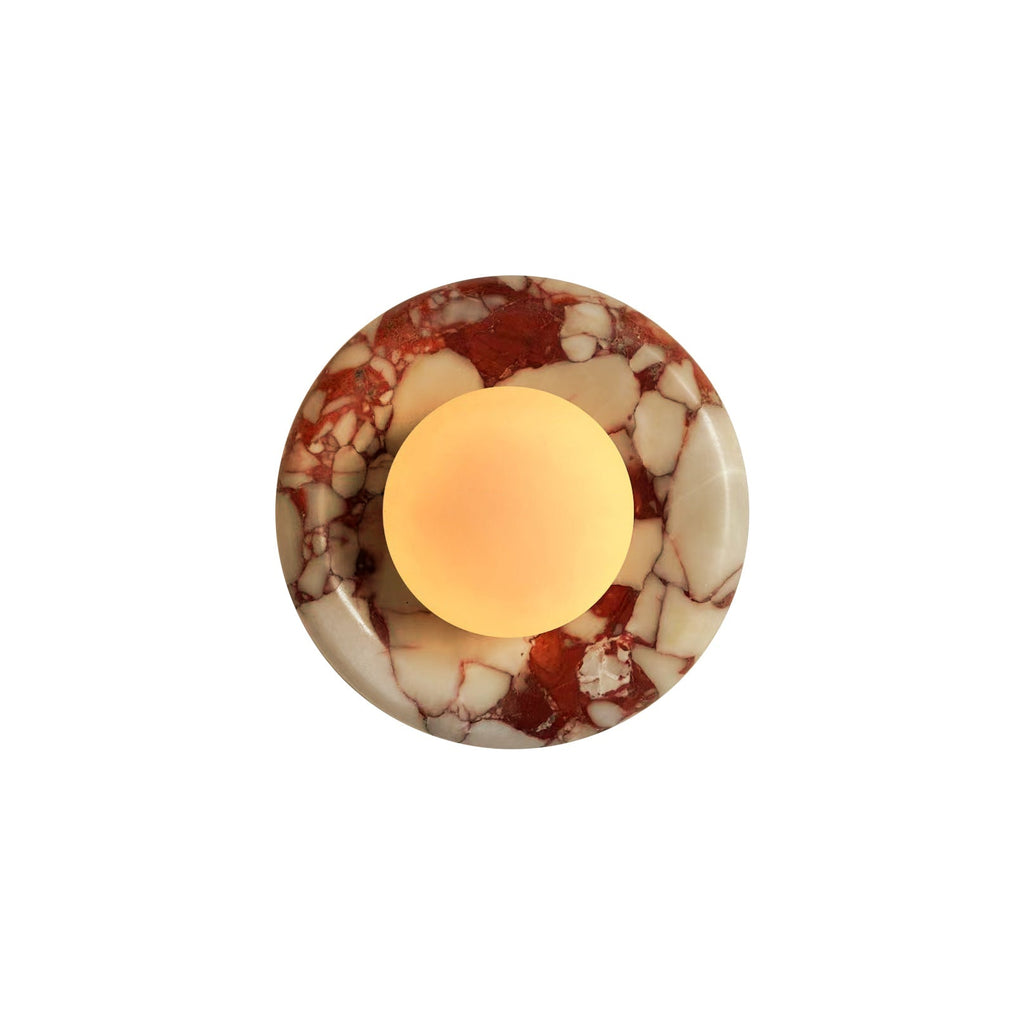 Vomire Applique Murale en Marbre Rouge Nordique Premium - Neutralighting