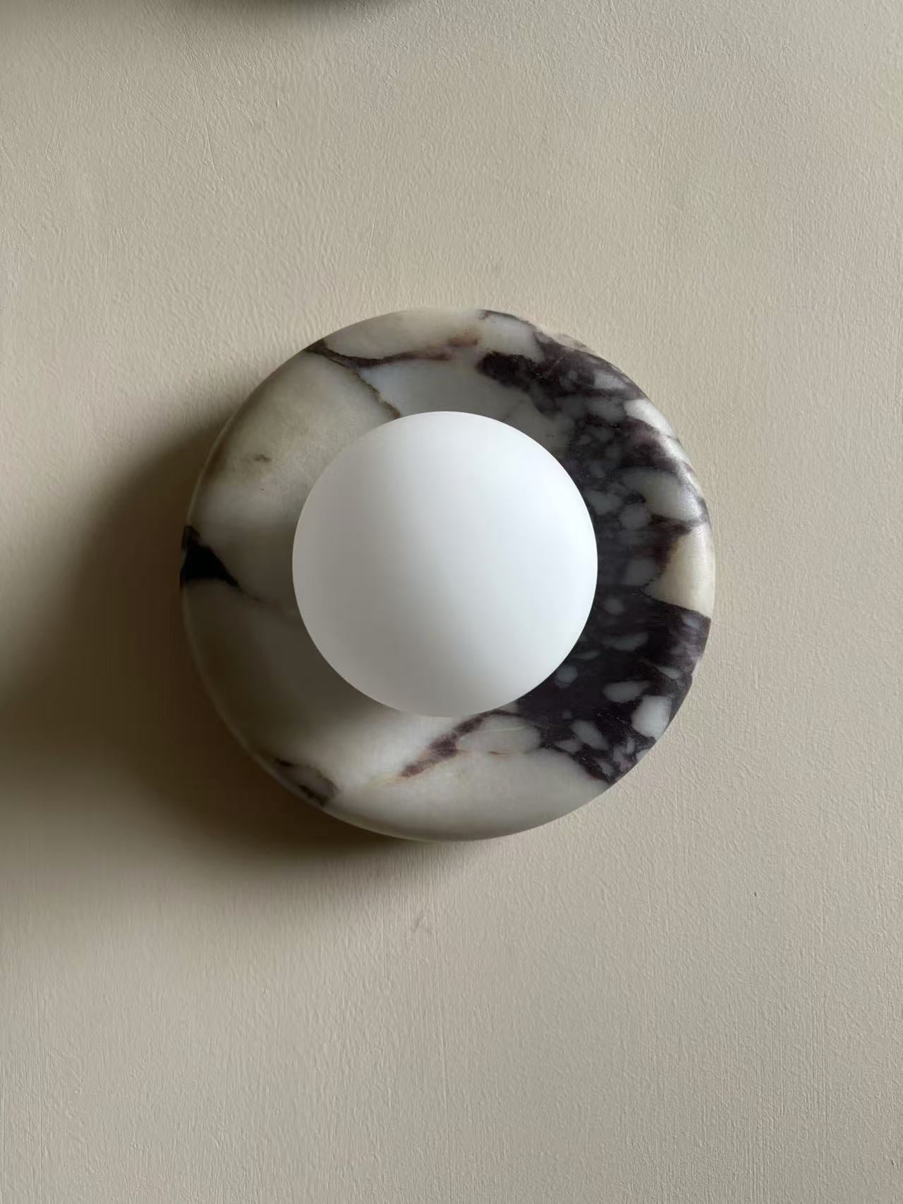 Zoraean Applique Murale Marbre Blanc Élégance Premium - Neutralighting