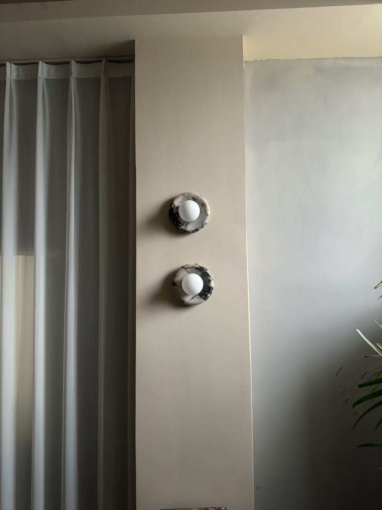 Zoraean Applique Murale Marbre Blanc Élégance Premium - Neutralighting