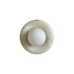 Aursilos Applique Murale Verre Jade Blanc Art Nordique Premium - Neutralighting