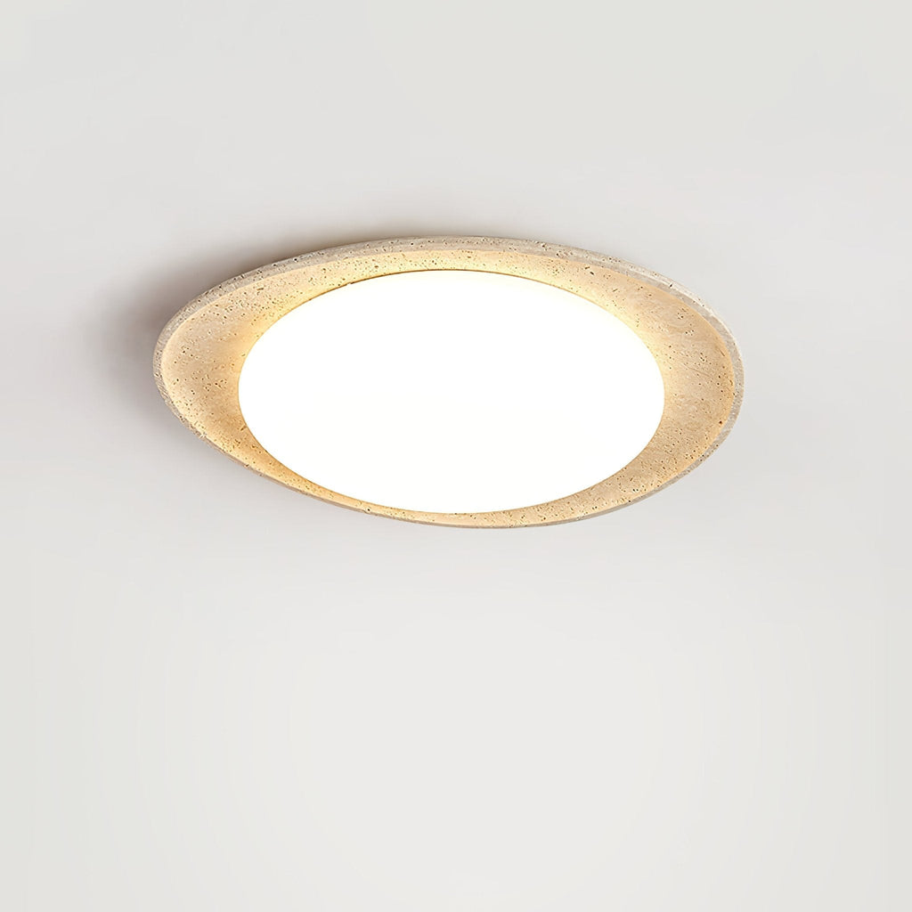 Cunorarae Organic Travertine Ceiling Light - Neutralighting